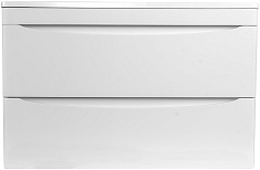 Style Line Тумба с раковиной Бергамо Мини 80 подвесная белая Люкс антискрейтч Plus